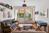 Wohnzimmer_1_EDIT - Vermietete 2-Zimmer-Wohnung mit Loggia & Tiefgarage-Stellpaltz im beliebten Leipzig-Plagwitz