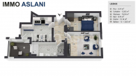 Grundriss - Vermietete 2-Zimmer-ETW mit Loggia & Fußbodenheizung in Leipzig-Eutritzsch