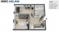 Grundriss_1.Ebene - Modernisierte Altbau-Maisonette mit Balkon & TG-Stellplatz in Leipzig-Südost