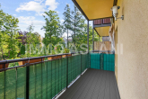 Balkon_WZ - Gepflegte Kapitalanlage mit Balkon – 3-Zimmer-Altbauwohnung in Leipzig-Nord