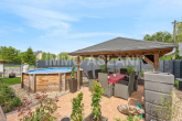 Garten - EFH in Markanstädt-Döhlen – 224m² Wohnensemble mit Pool, Sauna, PV & zwei separaten Einheiten