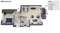 Grundriss - Charmante 2-Zimmer-Eigentumswohnung mit Terrasse und kleinem Garten in ruhiger Lage