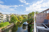Balkon_4 - Rarität in Bestlage –bezugsfreie 2-Raum-Loftwohnung an der Könneritzbrücke,bekannt aus ARD-Spielfilm