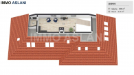 Grundriss_2.DG - 139m² Büro-Maisonette in München-Nymphenburg mit Galerie, Klimaanlage und eigener Küche