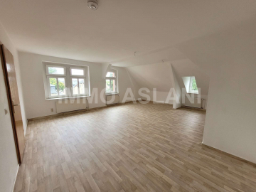 3-Raum Wohnung stylische Wohnung mit Charme und Stadtparkblick in Limbach-Oberfrohna, 09212 Limbach-Oberfrohna, Dachgeschoss