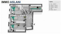 Grundriss - Helle Dreiraumwohnung im beliebten Leipziger Stadtteil Plagwitz – Bezugsfrei ab November 2025