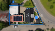Luftansicht_2 - EFH Markranstädt-Döhlen: 224 m², 2 Einheiten, Pool, Sauna & PV – günstige KfW-/SAB-Kredite möglich