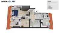 Grundriss 4. OG - Bezugsfreie 2-Zimmer-Maisonette in Leipzig-Anger-Crottendorf