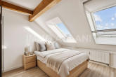 Schlafzimmer_1 - (Home-Staging) - 3-Raum-DG mit Atelier & Weitblick – Bad + Gäste-WC, starke Kapitalanlage in Leipzig – Abtnaundorf